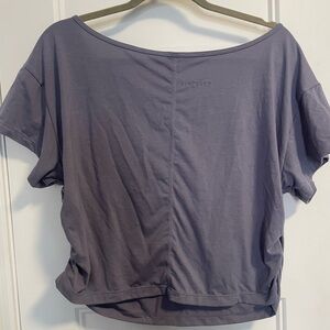 Vitality Relaxed Short Sleeve Top - Lavender Gray